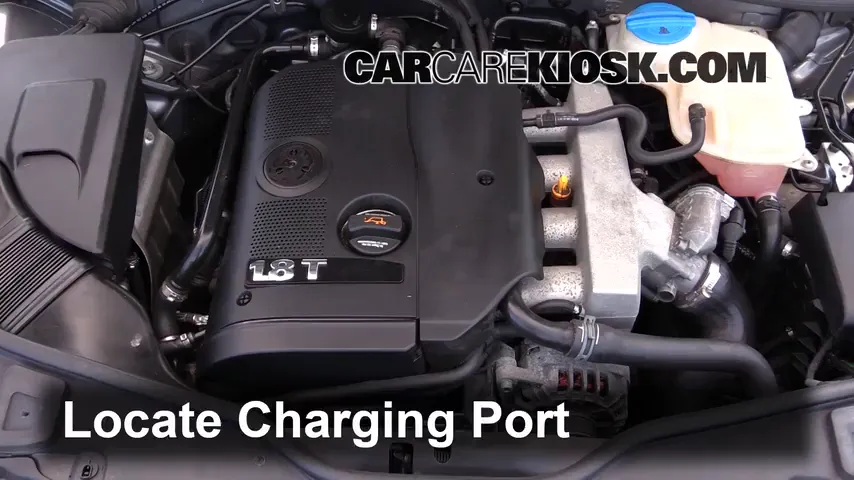 2005 Volkswagen Passat GLS 4 Motion 1.8L 4 Cyl. Turbo Wagon Air Conditioner Recharge Freon